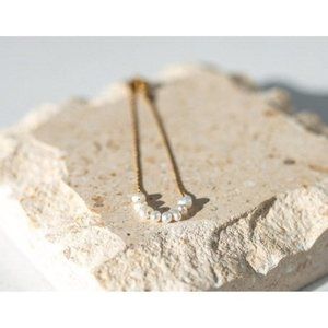 Bracelet Dainty Pearl WATERPROOF bracelet Adorable Stacking Bracelet Minimalist